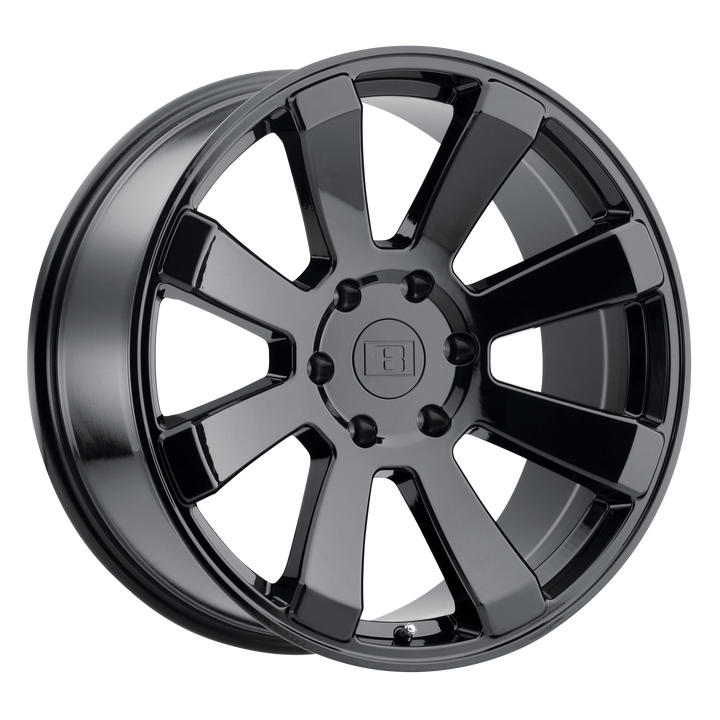 Level 8 | ENFORCER | Gloss Black | 17X8.5 | 6X139.7 | -24mm/3.81" | 1785ENF-46140B12