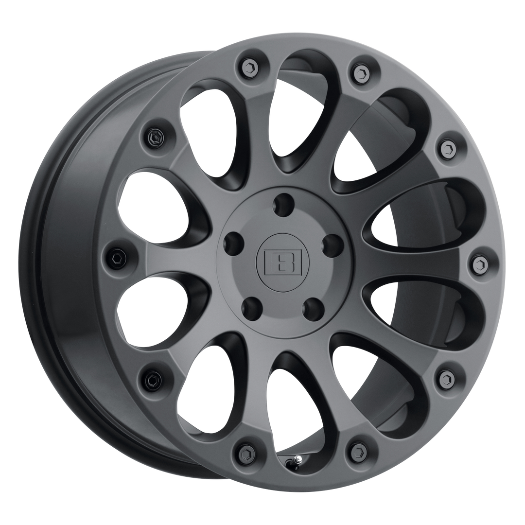 Level 8 | IMPACT | Matte Black | 20X9 | 6X139.7 | 9mm/5.35" | 2090LIM096140M12