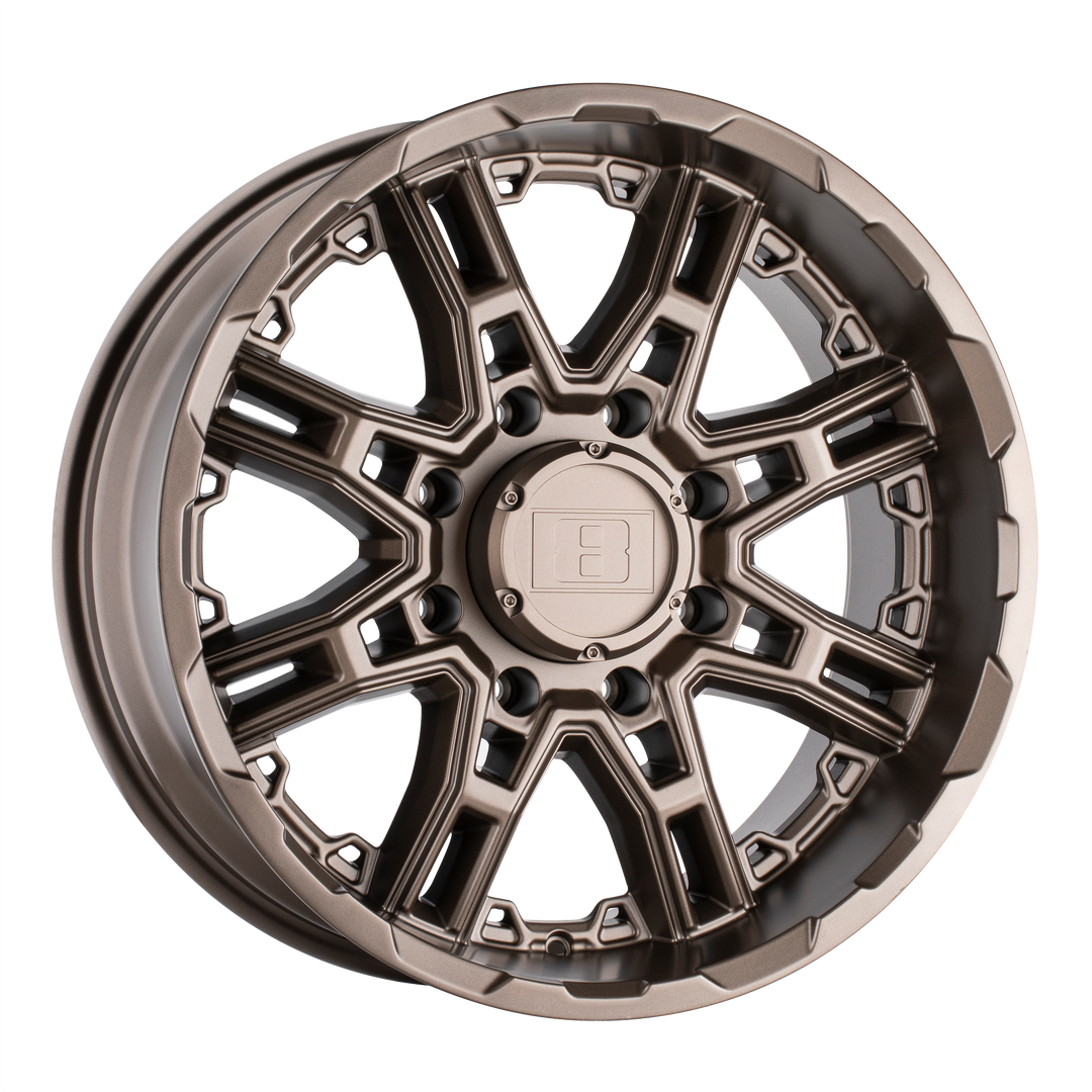 Level 8 | SLINGSHOT | Matte Bronze | 17X8.5 | 6X139.7 | -10mm/4.36" | 1785LST-06140Z12