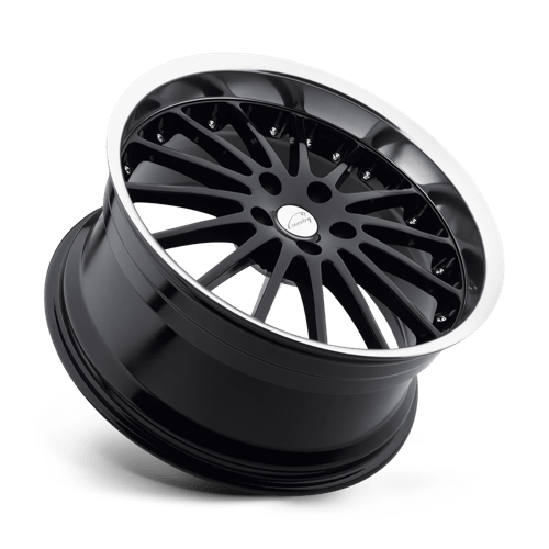 Coventry | WHITLEY | Gloss Black W/ Mirror Cut Lip | 18X9.5 | 5X108 | 25mm/6.23" | 1895COW255108B63