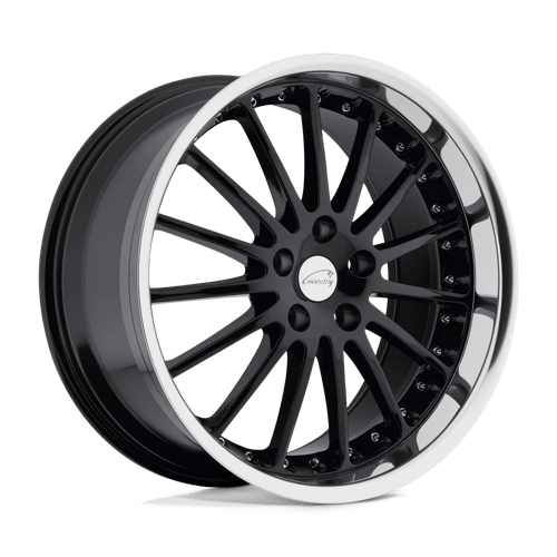Coventry | WHITLEY | Gloss Black W/ Mirror Cut Lip | 18X9.5 | 5X108 | 25mm/6.23" | 1895COW255108B63