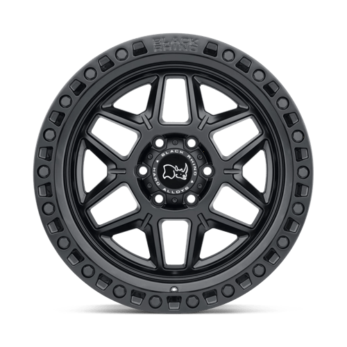 Black Rhino Hard Alloys | KELSO | Matte Black | 18X9 | 6X139.7 | -12mm/4.53" | 1890KLS-26140M12