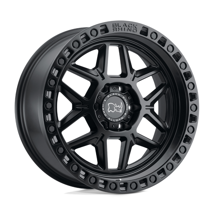 Black Rhino Hard Alloys | KELSO | Matte Black | 18X9 | 6X139.7 | 12mm/5.47" | 1890KLS126140M12