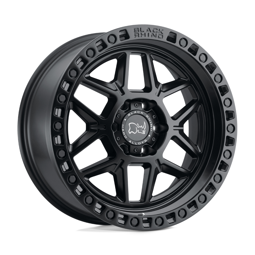 Black Rhino Hard Alloys | KELSO | Matte Black | 17X9 | 6X139.7 | -12mm/4.53" | 1790KLS-26140M12