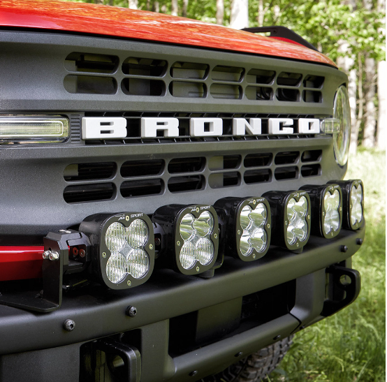Baja Designs 2021-2023 Ford Bronco 6 XL Linkable Light Bar Kit Steel Bumper Mount w/Upfitter