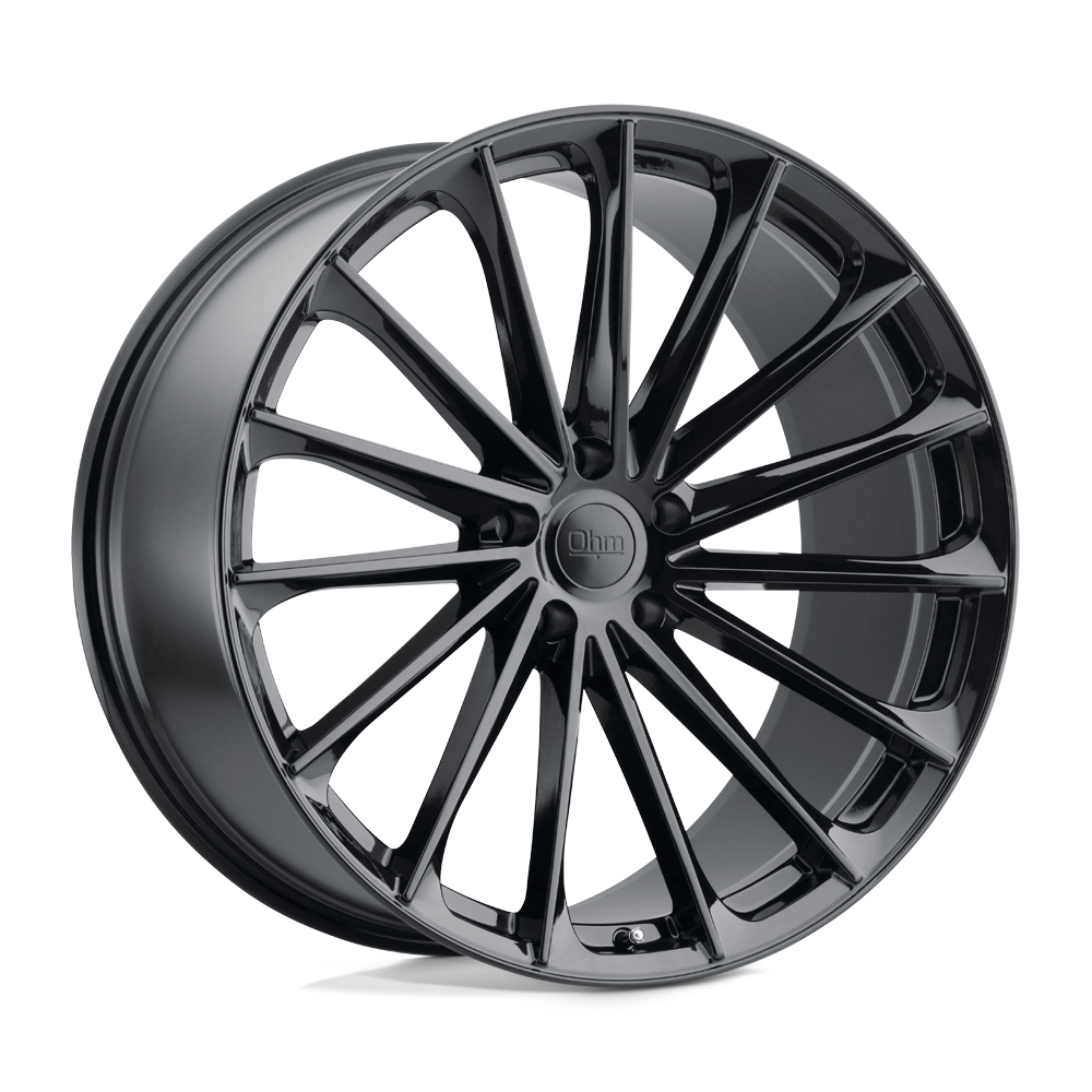 OHM | PROTON | Gloss Black | 17X7 | 5X114.3 | 50mm/5.97" | 1770PTN505114B76
