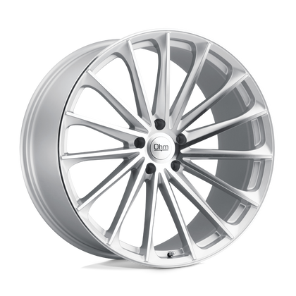 OHM | PROTON | Silver W/ Mirror Face | 17X6.5 | 5X114.3 | 45mm/5.52" | 1765PTN455114S76