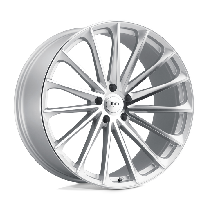 OHM | PROTON | Silver W/ Mirror Face | 17X6.5 | 5X114.3 | 45mm/5.52" | 1765PTN455114S76