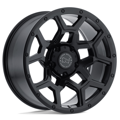 Black Rhino Hard Alloys | OVERLAND | Matte Black | 18X8 | 5X114.3 | 35mm/5.88" | 1880VRL355114M76