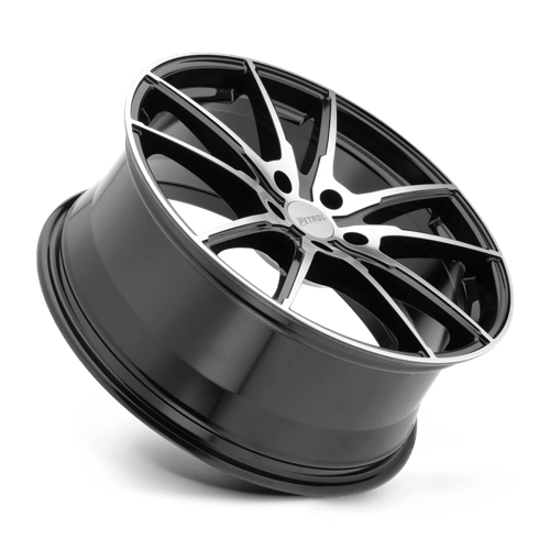 Petrol | P0A | Gloss Black W/ Machined Cut Face | 18X8 | 5X108 | 40mm/6.07" | 1880P0A405108B72