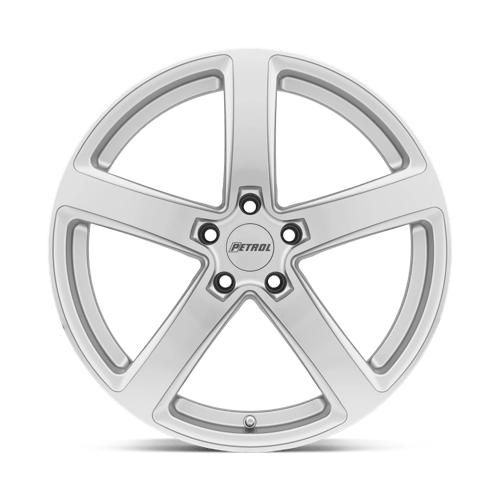 Petrol | P2A | Silver W/ Machined Cut Face | 19X8 | 5X108 | 40mm/6.07" | 1980P2A405108S72