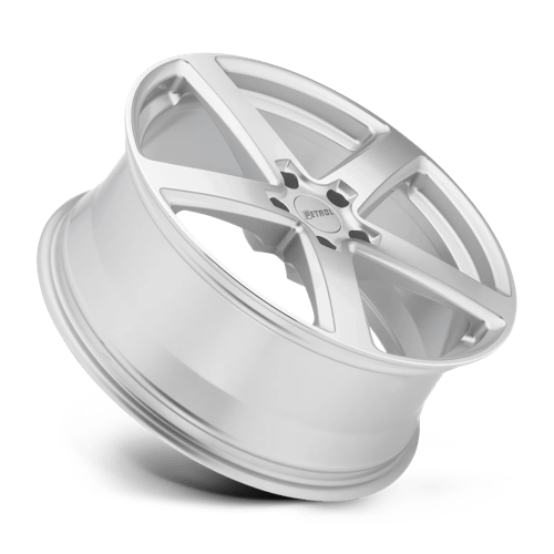 Petrol | P2A | Silver W/ Machined Cut Face | 19X8 | 5X114.3 | 40mm/6.07" | 1980P2A405114S76