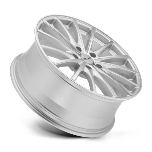 Petrol | P3A | Silver W/ Machined Cut Face | 17X8 | 5X108 | 40mm/6.07" | 1780P3A405108S72