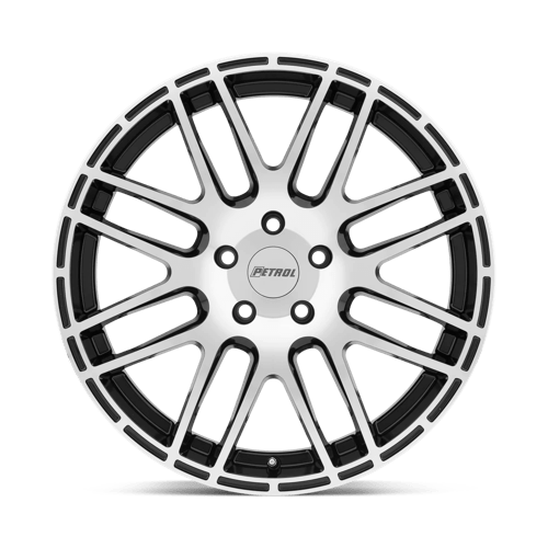 Petrol | P6A | Gloss Black W/ Machined Cut Face | 19X8 | 5X114.3 | 40mm/6.07" | 1980P6A405114B76