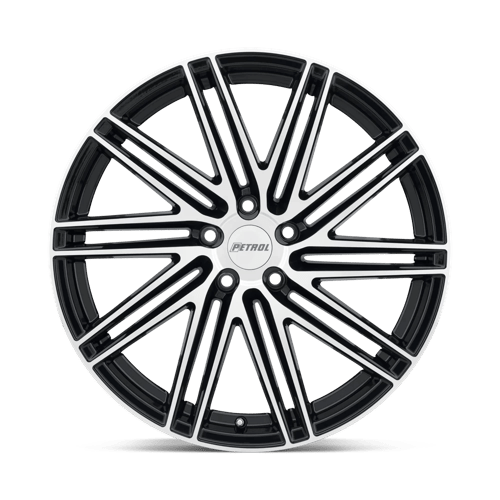 Petrol | P1C | Gloss Black W/ Machined Face | 20X8.5 | 5X114.3 | 40mm/6.32" | 2085P1C405114F76