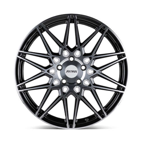 Petrol | P3C | Gloss Black W/ Machined Face | 18X8 | 5X108 | 40mm/6.07" | 1880P3C405108F72
