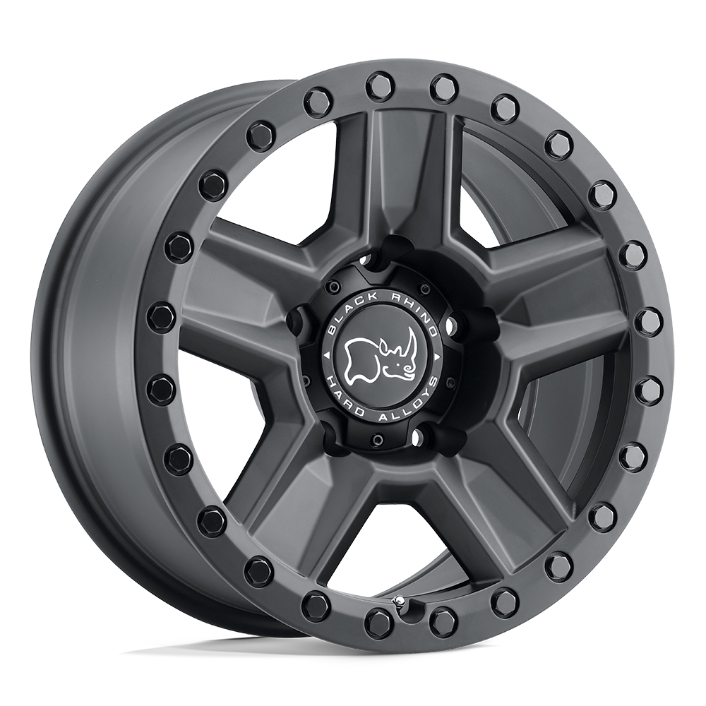 Black Rhino Hard Alloys | RAVINE | Matte Black | 20X9 | 6X139.7 | 12mm/5.47" | 2090RVN126140M12