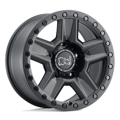 Black Rhino Hard Alloys | RAVINE | Matte Black | 20X9 | 6X139.7 | 12mm/5.47" | 2090RVN126140M12