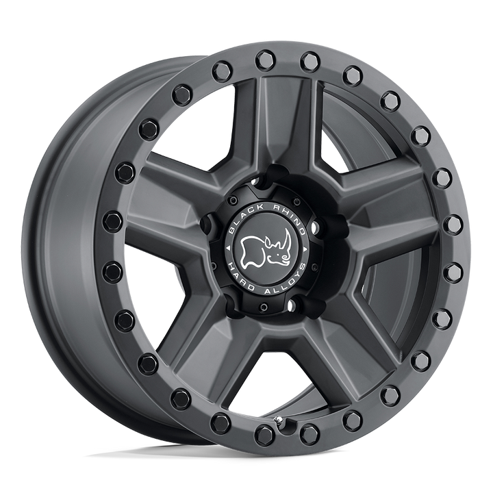 Black Rhino Hard Alloys | RAVINE | Matte Black | 20X9 | 6X139.7 | 12mm/5.47" | 2090RVN126140M12