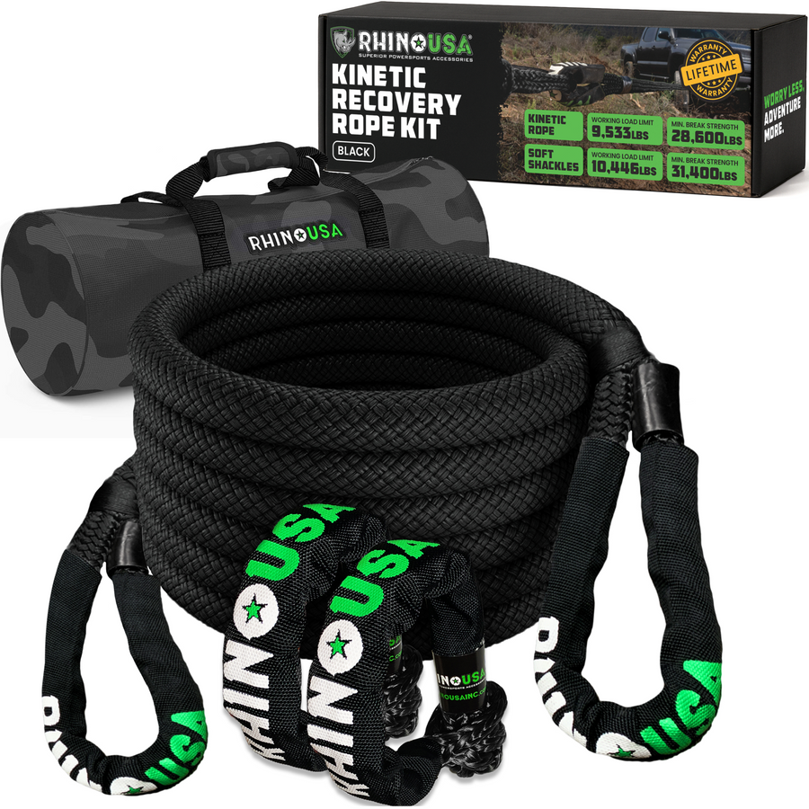 Rhino USA Kinetic Recovery Rope 7/8" x 30'