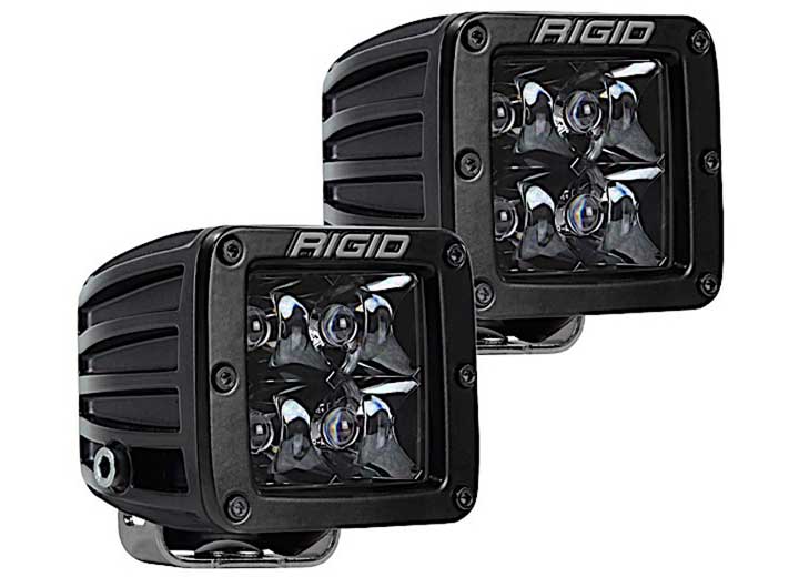 Rigid Industries D-Series Pro Spot Midnight Pair Surface Mount
