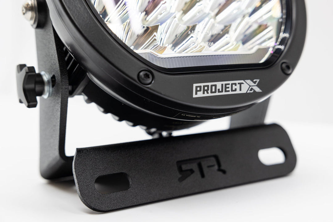 RTR FRONT BUMPER LIGHT MOUNT KIT W/ PROJECT X HP.70 LIGHTS (21+ BRONCO & 22+ BRONCO RAPTOR W/ MODULAR FRONT BUMPER)