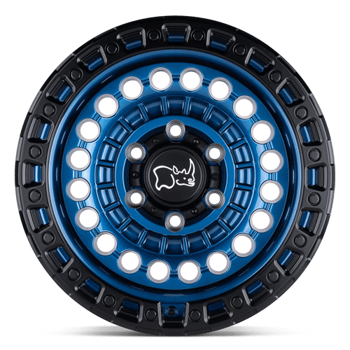Black Rhino Hard Alloys | SENTINEL | Cobalt Blue W/ Black Ring | 20X9.5 | 6X139.7 | 12mm/5.72" | 2095STN126140U12