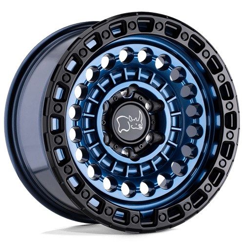 Black Rhino Hard Alloys | SENTINEL | Cobalt Blue W/ Black Ring | 17X8.5 | 6X139.7 | -10mm/4.36" | 1785STN-06140U12