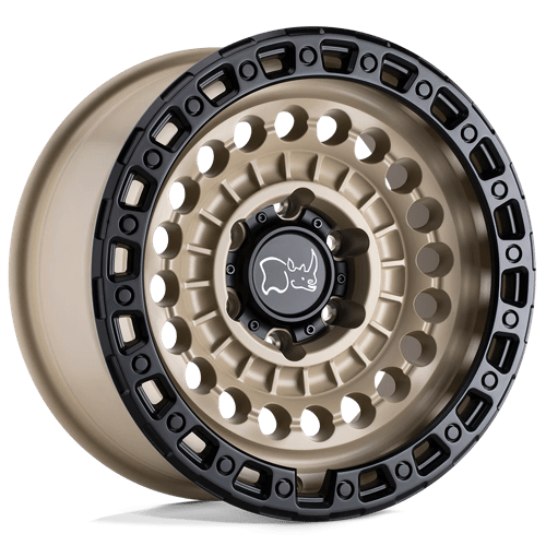 Black Rhino Hard Alloys | SENTINEL | Desert Sand W/ Black Ring | 20X9.5 | 8X170 | -18mm/4.54" | 2095STN-88170D25
