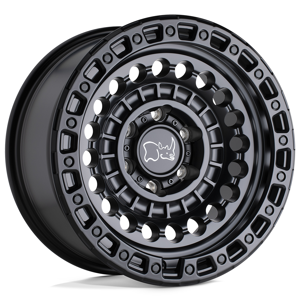 Black Rhino Hard Alloys | SENTINEL | Matte Black | 17X8.5 | 6X139.7 | -10mm/4.36" | 1785STN-06140M12