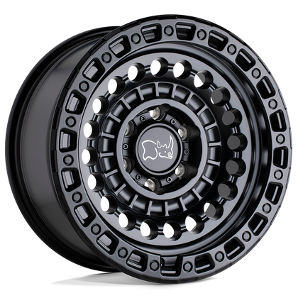 Black Rhino Hard Alloys | SENTINEL | Matte Black | 17X8.5 | 6X139.7 | -10mm/4.36" | 1785STN-06140M12