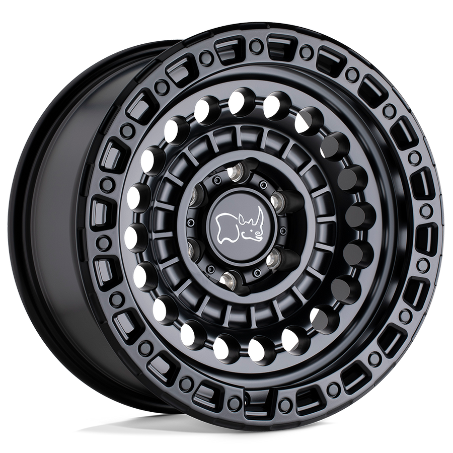 Black Rhino Hard Alloys | SENTINEL | Matte Black | 17X8.5 | 6X139.7 | -10mm/4.36" | 1785STN-06140M12