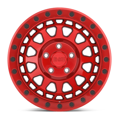 Black Rhino Hard Alloys | PRIMM | Candy Red W/ Black Bolts | 17X9 | 5X114.3 | -18mm/4.29" | 1790PRM-85114R71