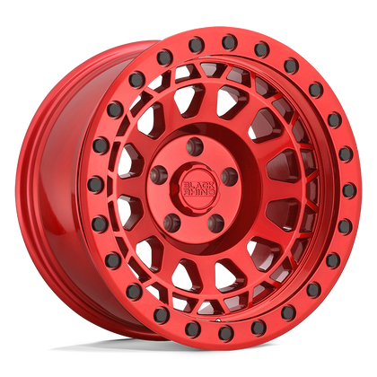 Black Rhino Hard Alloys | PRIMM | Candy Red W/ Black Bolts | 17X9 | 6X139.7 | 0mm/5" | 1790PRM006140R12