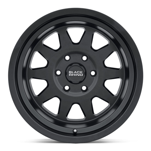Black Rhino Hard Alloys | STADIUM | Matte Black | 17X9.5 | 6X139.7 | -18mm/4.54" | 1795SDM-86140M12A