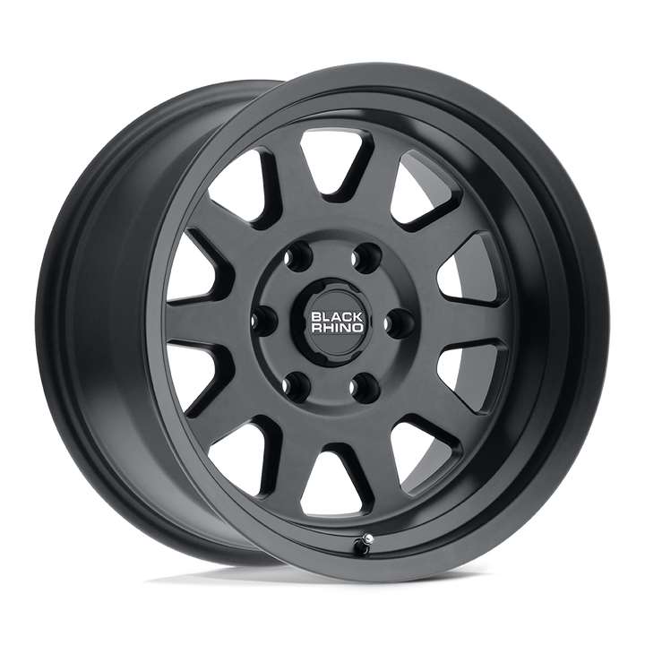 Black Rhino Hard Alloys | STADIUM | Matte Black | 17X9.5 | 6X139.7 | -18mm/4.54" | 1795SDM-86140M12A