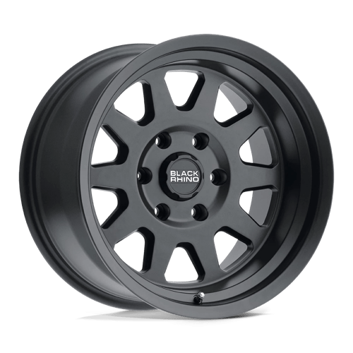 Black Rhino Hard Alloys | STADIUM | Matte Black | 17X9.5 | 6X139.7 | -18mm/4.54" | 1795SDM-86140M12A