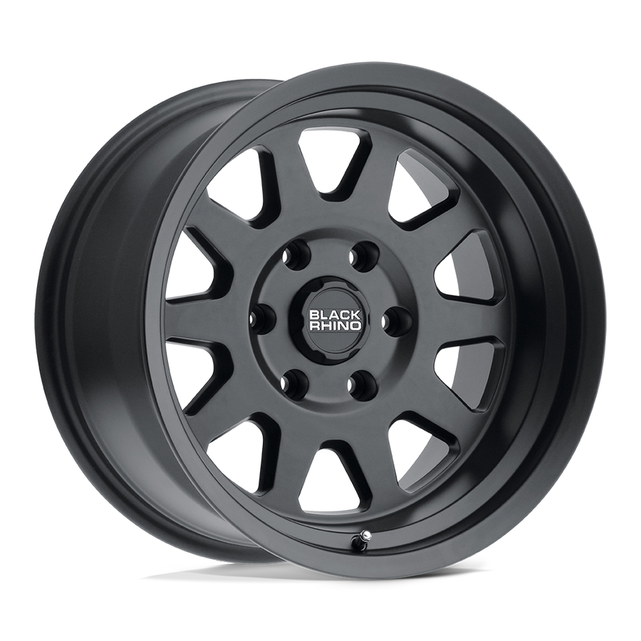Black Rhino Hard Alloys | STADIUM | Matte Black | 17X9 | 6X139.7 | 12mm/5.47" | 1790SDM126140M12A