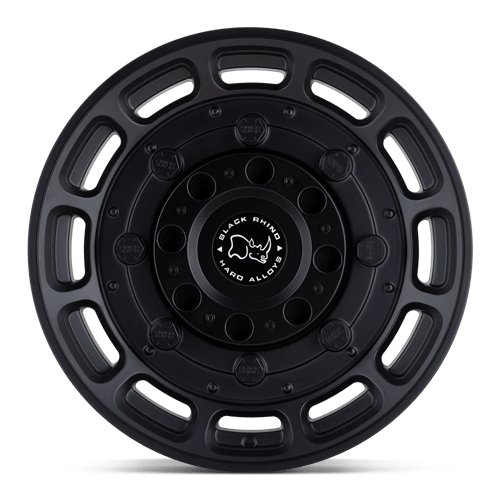 Black Rhino Hard Alloys | WARTHOG | Matte Black | 17X8.5 | 6X139.7 | 0mm/4.75" | 1785WHG006140M12