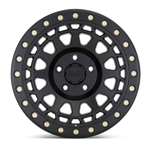 Black Rhino Hard Alloys | PRIMM | Matte Black W/ Brass Bolts | 17X9 | 6X139.7 | 0mm/5" | 1790PRM006140M12