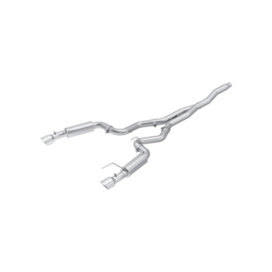 MBRP XP Series 3-Inch Race Cat-Back Exhaust - 2015-2023 Ford Mustang EcoBoost 2.3