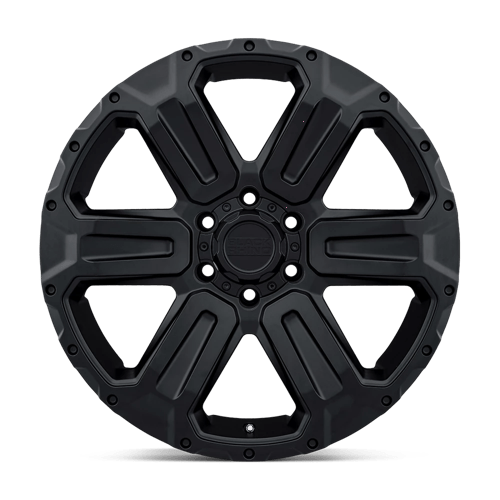 Black Rhino Hard Alloys | WANAKA | Matte Black | 18X9 | 6X139.7 | 12mm/5.47" | 1890WKA126140M12