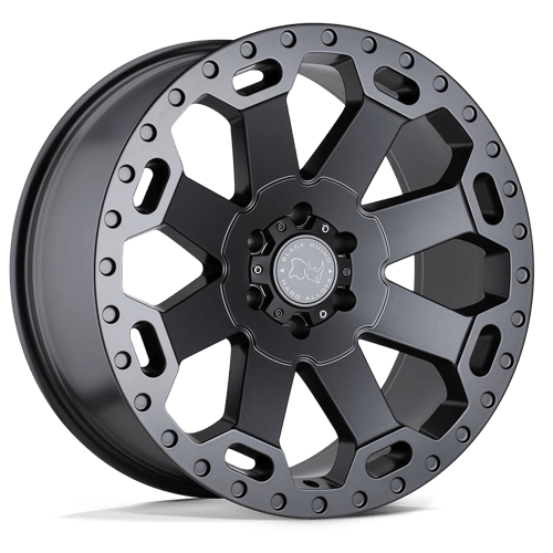 Black Rhino Hard Alloys | WARLORD | Matte Gunmetal | 18X8 | 5X114.3 | 35mm/5.88" | 1880WAR355114G76