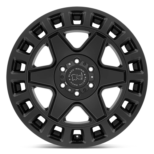 Black Rhino Hard Alloys | YORK | Matte Black | 17X9 | 6X139.7 | -12mm/4.53" | 1790YRK-26140M12
