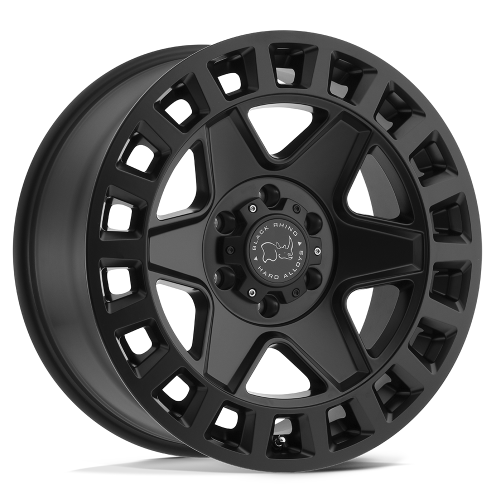 Black Rhino Hard Alloys | YORK | Matte Black | 17X9 | 6X139.7 | -12mm/4.53" | 1790YRK-26140M12