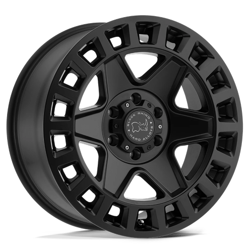 Black Rhino Hard Alloys | YORK | Matte Black | 17X9 | 6X139.7 | -12mm/4.53" | 1790YRK-26140M12