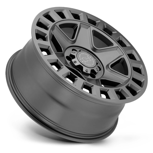 Black Rhino Hard Alloys | YORK | Matte Gunmetal | 17X8 | 5X114.3 | 35mm/5.88" | 1780YRK355114G76