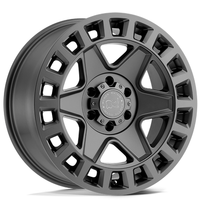 Black Rhino Hard Alloys | YORK | Matte Gunmetal | 17X8 | 5X114.3 | 35mm/5.88" | 1780YRK355114G76