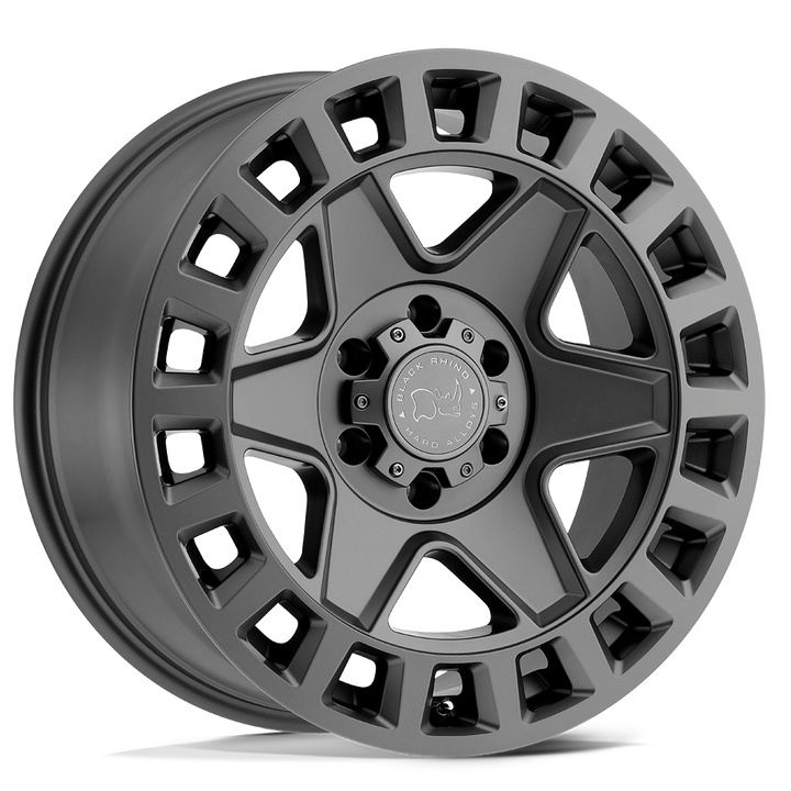 Black Rhino Hard Alloys | YORK | Matte Gunmetal | 17X8 | 5X114.3 | 35mm/5.88" | 1780YRK355114G76