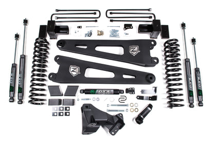 Zone Offroad - 4 Inch Lift Kit w/ Radius Arm - Ford F-250/F-350 Super Duty (2017-2019) 4WD - Gas - Zone Offroad